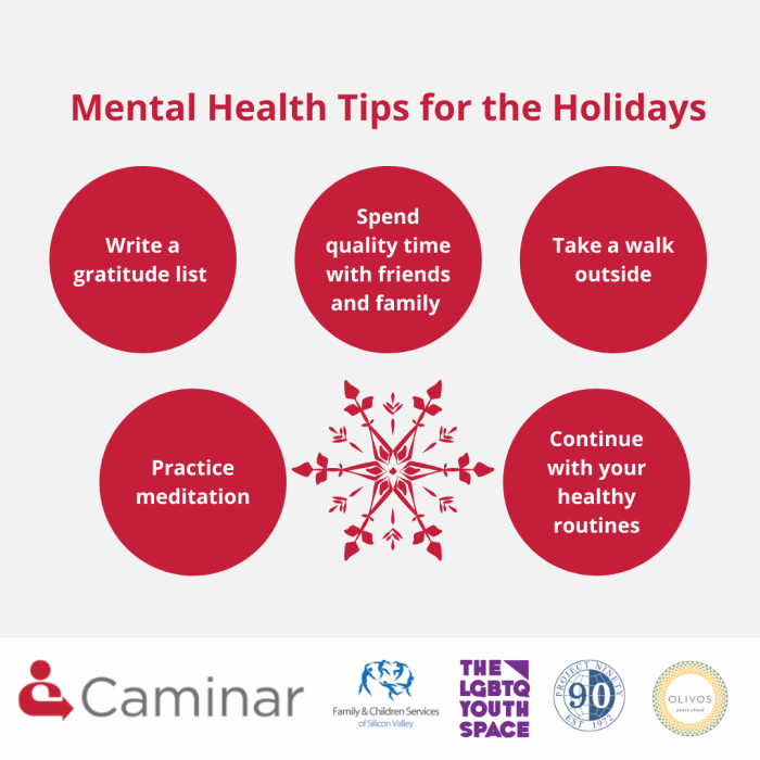 Strategies for maintaining mental health during holidays