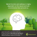 Benefits of nature for mental health