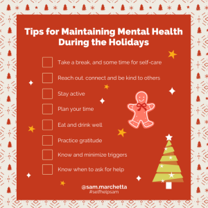 Strategies for maintaining mental health during holidays